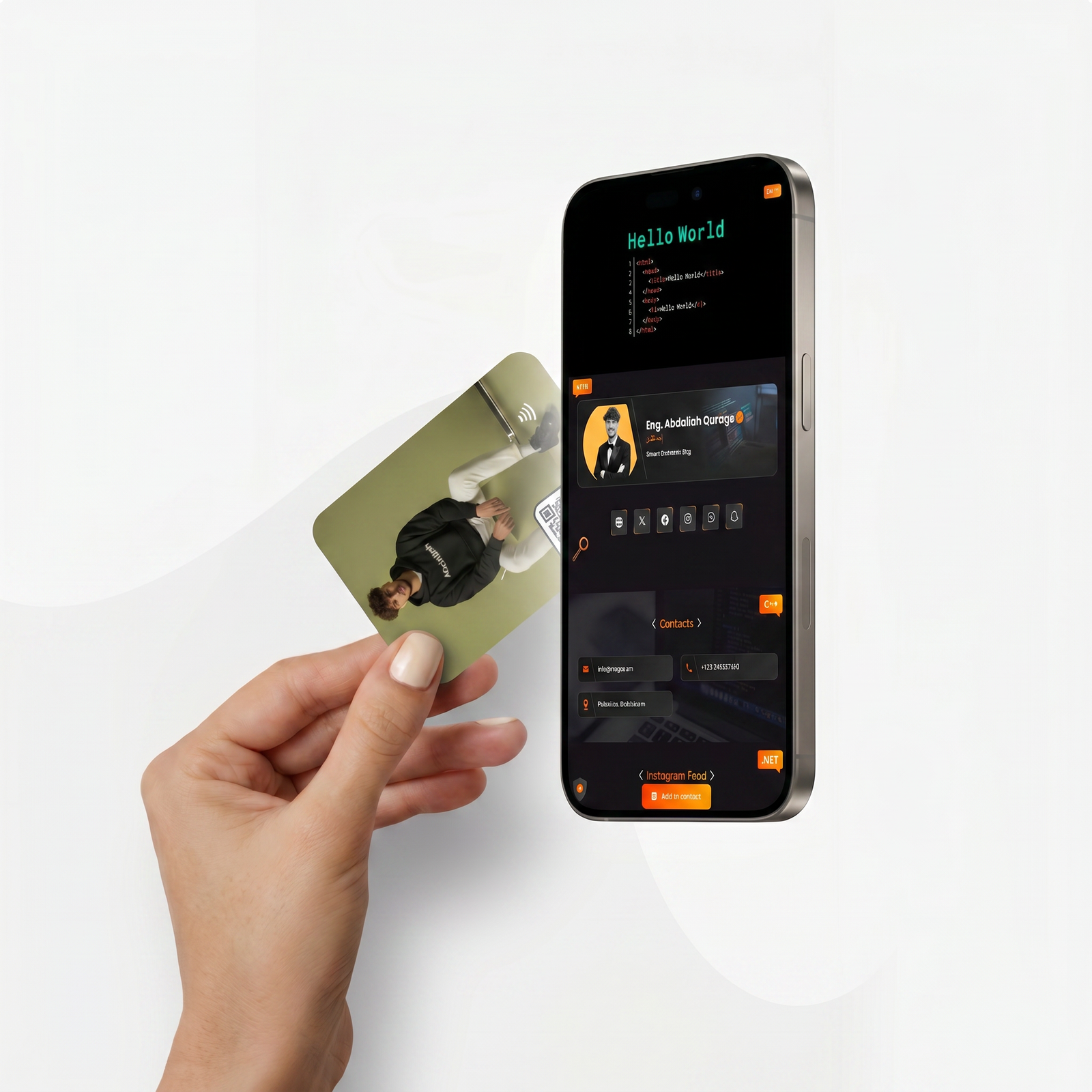 نموذج بطاقة نقرة